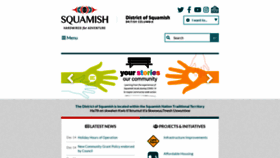 What Squamish.ca website looked like in 2020 (3 years ago)