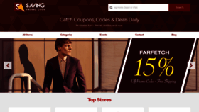 What Savingpromocode.com website looked like in 2020 (4 years ago)