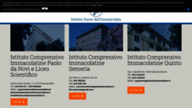 What Scuolaimmacolatine.it website looked like in 2020 (3 years ago)