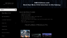 What Swccgstore.com website looked like in 2020 (3 years ago)
