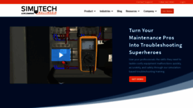 What Simutechmultimedia.com website looked like in 2020 (3 years ago)