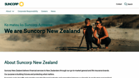 What Suncorp.co.nz website looked like in 2020 (3 years ago)