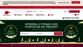 What Superprezenty.pl website looked like in 2020 (3 years ago)