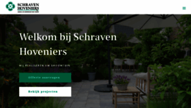 What Schravenhoveniers.nl website looked like in 2020 (3 years ago)