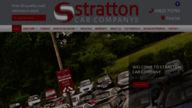 What Strattoncarcompany.co.uk website looked like in 2020 (3 years ago)