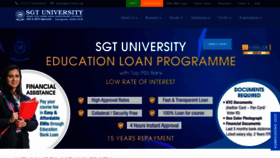 What Sgtuniversity.ac.in website looked like in 2020 (3 years ago)