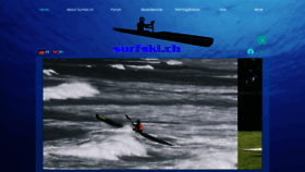 What Surfski.ch website looked like in 2020 (3 years ago)