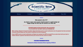 What Scientificwaterjax.com website looked like in 2020 (3 years ago)