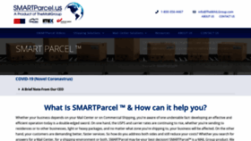 What Smartparcel.us website looked like in 2020 (3 years ago)