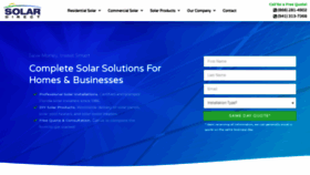 What Solardirect.com website looked like in 2020 (3 years ago)