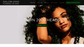 What Salon2000fl.com website looked like in 2020 (3 years ago)