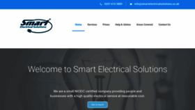 What Smartelectricalsolutions.co.uk website looked like in 2020 (3 years ago)