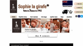 What Sophiethegiraffe.net.nz website looked like in 2020 (4 years ago)