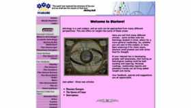 What Starlore.org website looked like in 2020 (3 years ago)