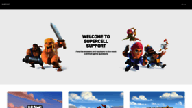 What Supercell.helpshift.com website looked like in 2020 (3 years ago)