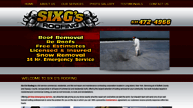 What Sixgsroofing.com website looked like in 2020 (3 years ago)