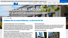 What Severt.de website looked like in 2020 (3 years ago)