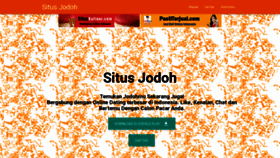 What Situsjodoh.com website looked like in 2020 (3 years ago)