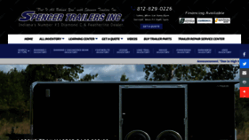 What Spencertrailers.com website looked like in 2020 (3 years ago)