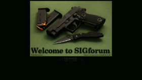 What Sigforum.com website looked like in 2020 (3 years ago)