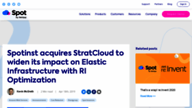 What Strat.cloud website looked like in 2020 (3 years ago)