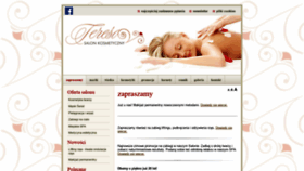 What Salonteresa.pl website looked like in 2020 (3 years ago)