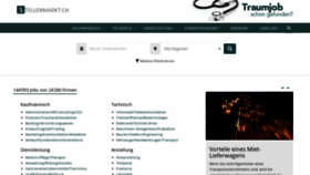 What Stellenmarkt.ch website looked like in 2020 (3 years ago)