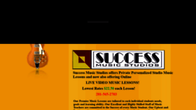 What Successmusicschool.com website looked like in 2020 (3 years ago)