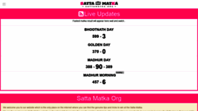 What Sattamatka.org website looked like in 2020 (3 years ago)