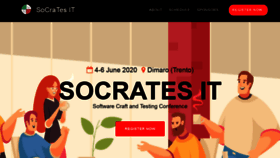 What Socrates-conference.it website looked like in 2020 (3 years ago)