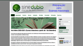 What Sinedubio.net website looked like in 2020 (3 years ago)