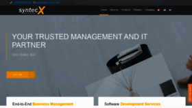What Syntecx.ca website looked like in 2020 (4 years ago)