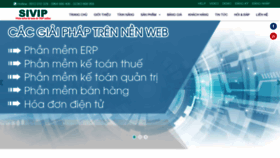 What Sivip.vn website looked like in 2020 (3 years ago)