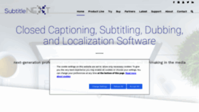 What Subtitlenext.com website looked like in 2020 (3 years ago)