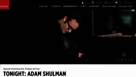 What Sfjazz.org website looked like in 2020 (5 years ago)