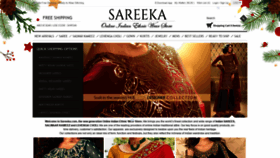 What Sareeka.com website looked like in 2020 (3 years ago)