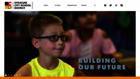 What Syracusecityschools.com website looked like in 2020 (3 years ago)