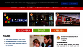 What Spectrumconstanta.ro website looked like in 2020 (3 years ago)