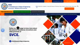 What Svce.ac.in website looked like in 2020 (3 years ago)