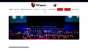 What Sanagustin.edu.pe website looked like in 2020 (3 years ago)