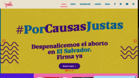 What Seguimosunidos.com website looked like in 2020 (3 years ago)