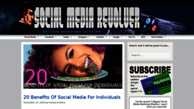What Socialmediarevolver.com website looked like in 2020 (3 years ago)