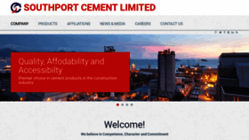 What Southportcement.com website looked like in 2020 (3 years ago)