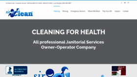 What Sircleanmiami.com website looked like in 2020 (3 years ago)