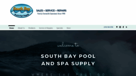 What Southbaypools.com website looked like in 2020 (3 years ago)