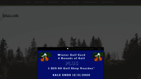 What Shuksangolf.com website looked like in 2020 (3 years ago)