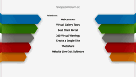 What Snapcamforum.cc website looked like in 2020 (3 years ago)