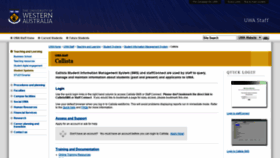 What Sims.uwa.edu.au website looked like in 2020 (3 years ago)