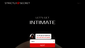 What Strictlysecret.co.uk website looked like in 2020 (3 years ago)