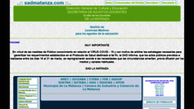 What Sadmatanza.com website looked like in 2020 (3 years ago)